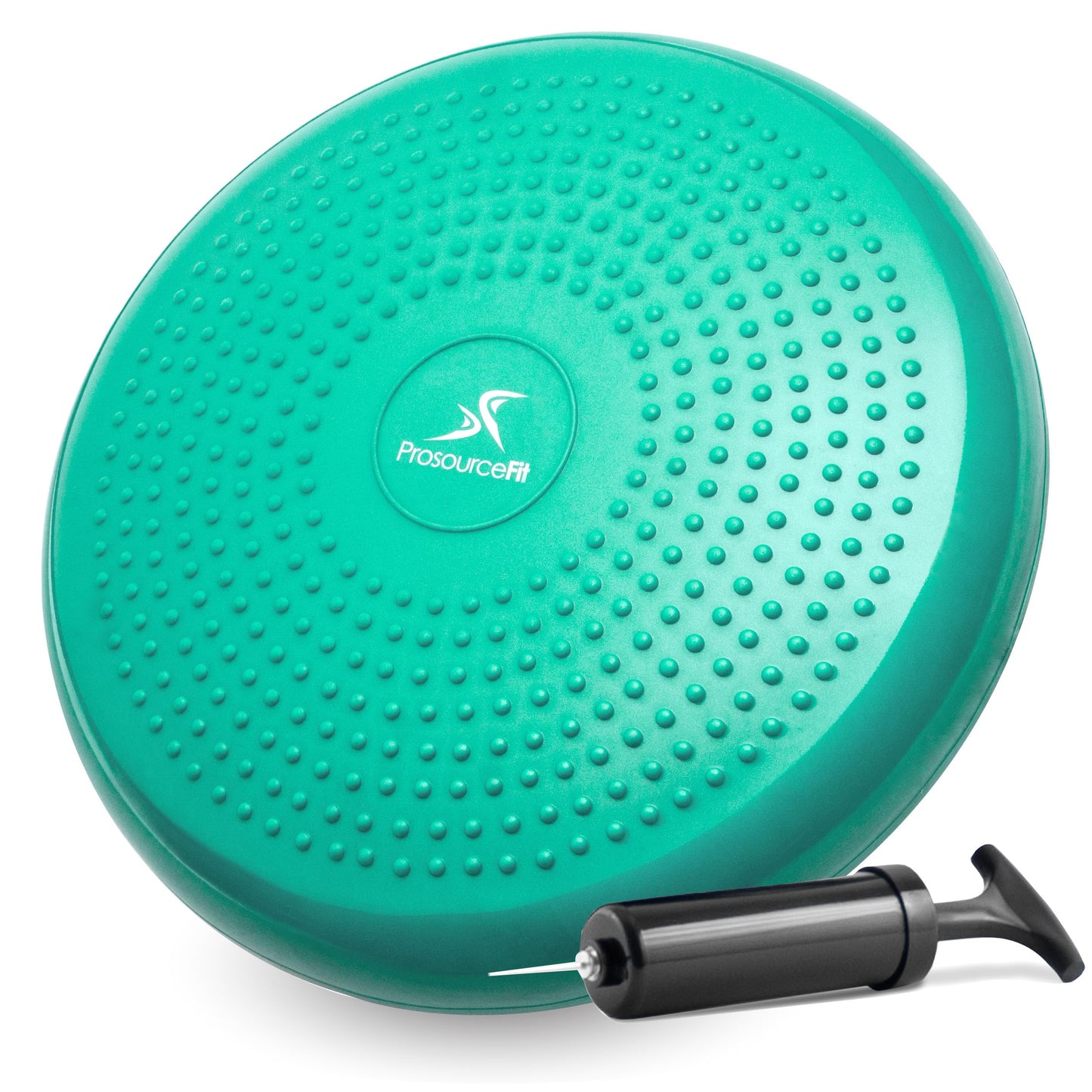 ProsourceFit Core Balance Disc Trainer, 14” Diameter with Pump for Improving Posture, Fitness, Stability