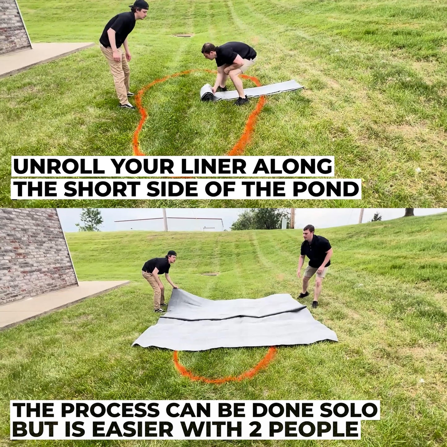 Anjon LifeGuard 20 ft. x 20 ft. 45 Mil EPDM Pond Liner