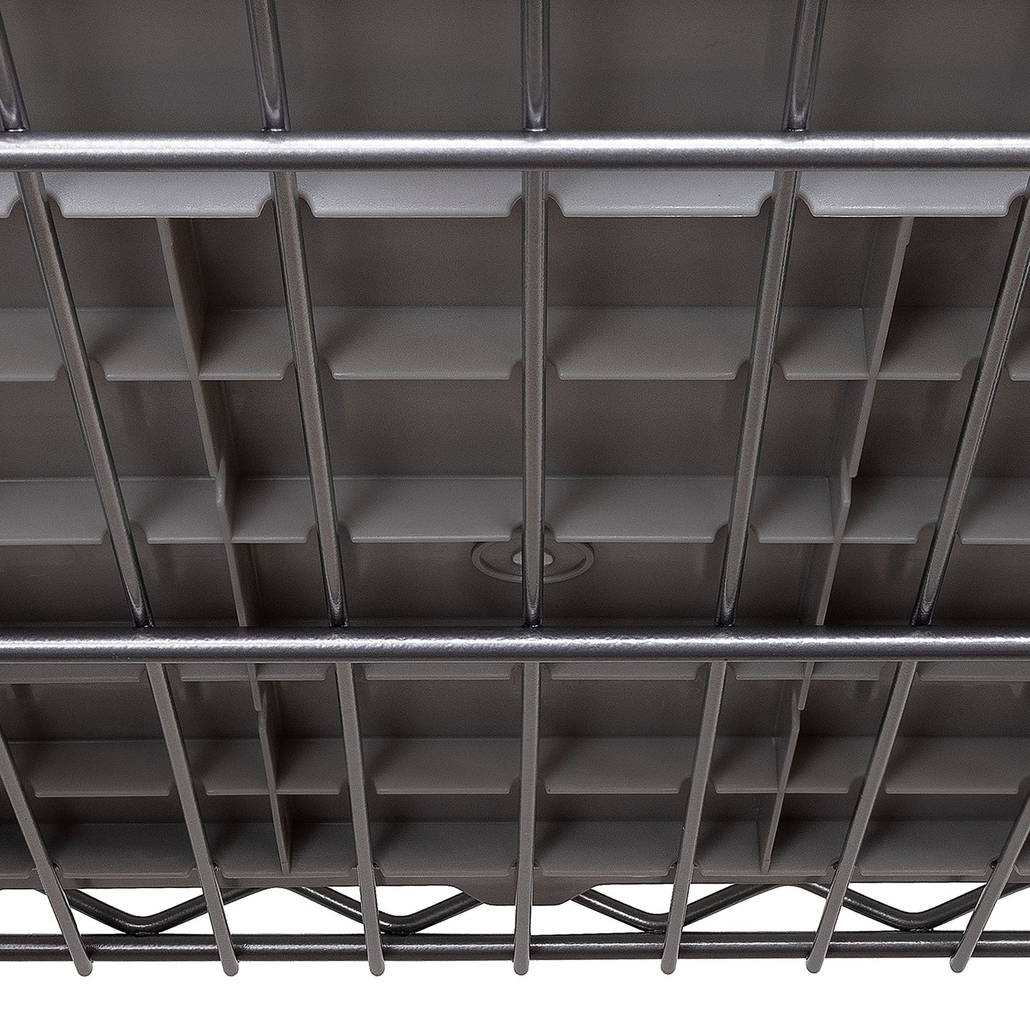 Seville Classics Heavy Duty NSF Bin Rack Solid Steel Wire Shelving Storage Unit, Patented Organizer for Garage, Warehouse, Office, Restaurant, Classroom, Kitchen, Gray, Includes 16 Bins