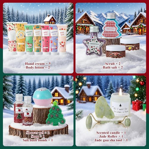 Advent Calendar 2025 | 24 Days of Beauty Bath Gift Sets for Women - Perfect Countdown to Christmas