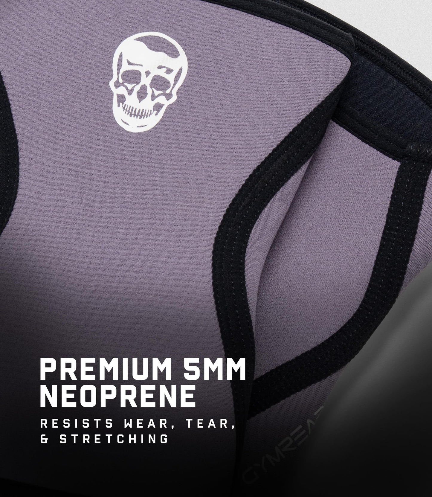 Gymreapers 5MM Knee Sleeves for Weightlifting, Squats, Powerlifting, and Functional Training – Compression Knee Support for Men & Women – Joint Protection & Recovery – Pair (Lilac, Medium)