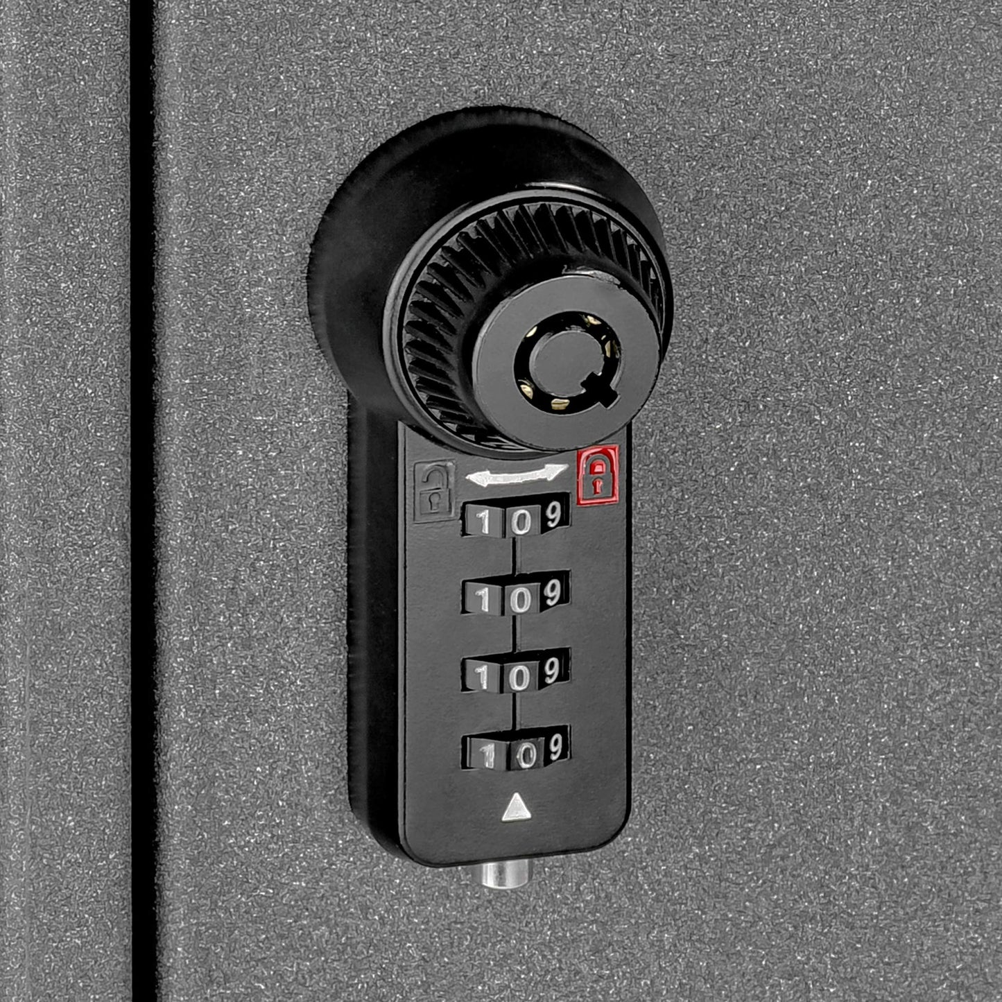 Mail Boss 8152 - Key Boss - Heavy Duty Commercial Grade Steel High Security Adjustable Key Cabinet - 105 Position Key Organizer Drop Box Locking Safe, with Combination Lock, Granite