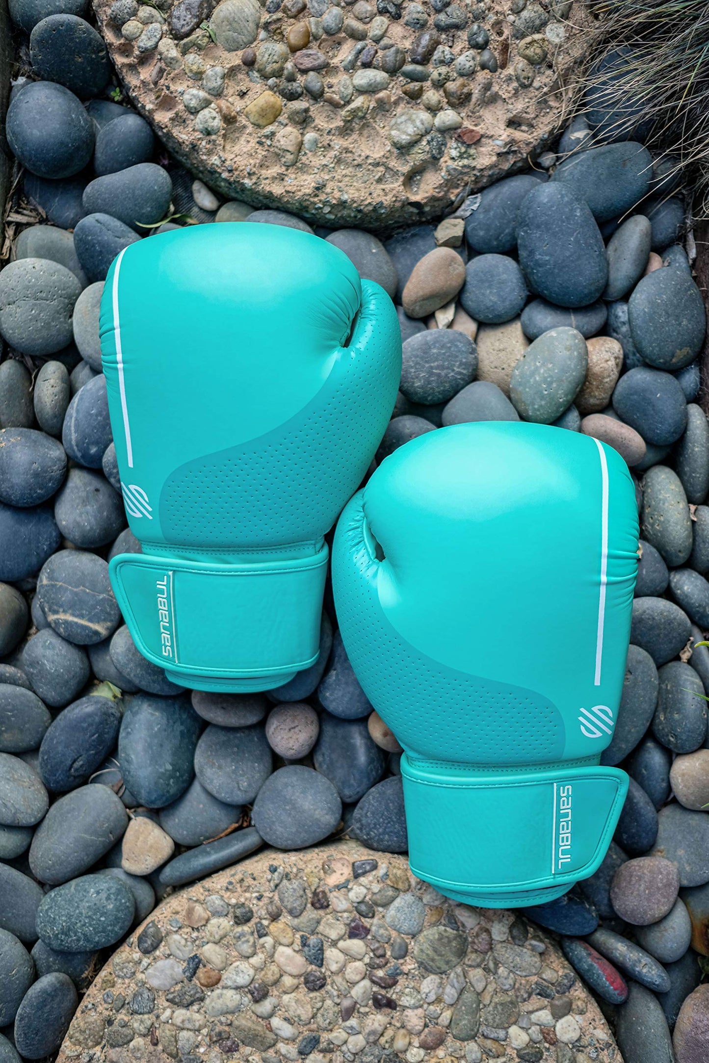 Sanabul Easter Egg Boxing Gloves for Women, Pro Training MMA Kickboxing Muay Thai Gloves, Sparring Punching Heavy Bag, Mint 8 oz
