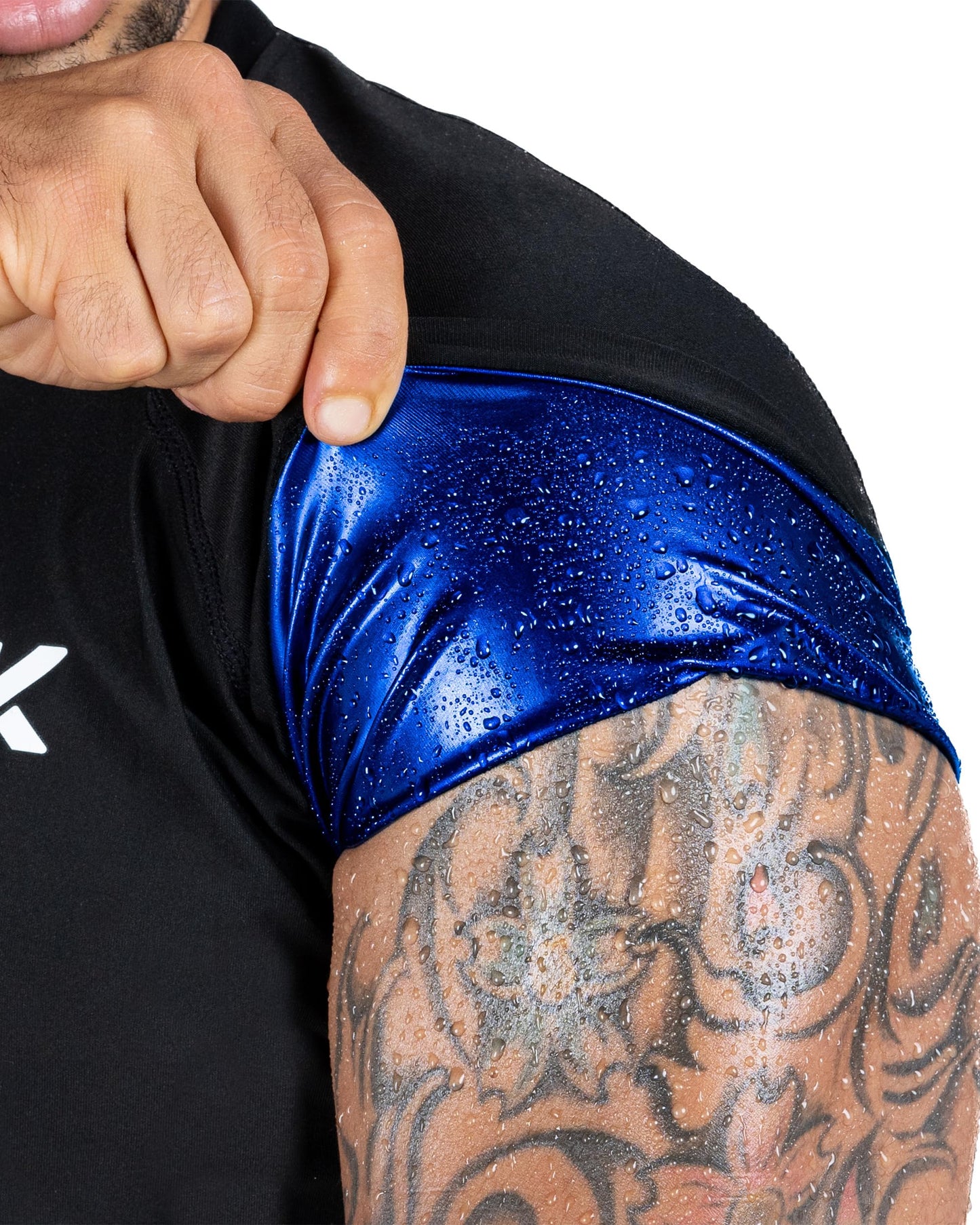 Kewlioo Sauna Shirt for Men – Heat-Trapping Sweat Vest for Working Out, Compression Fit, Flexible Polyester & Spandex, Ideal for Gym, Cardio, Running & Daily Wear