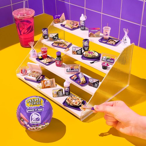 MGA's Miniverse Taco Bell Mini Collectibles - DIY Resin Replica Food, Blind Pack, Ages 8+