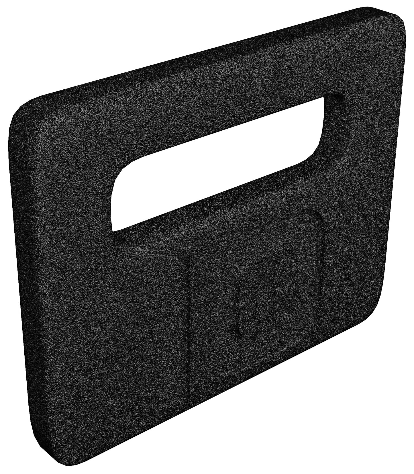 Signature Fitness Fitvids Cast Iron Plate – Weighted Plate for Swings – 10 pounds – Black