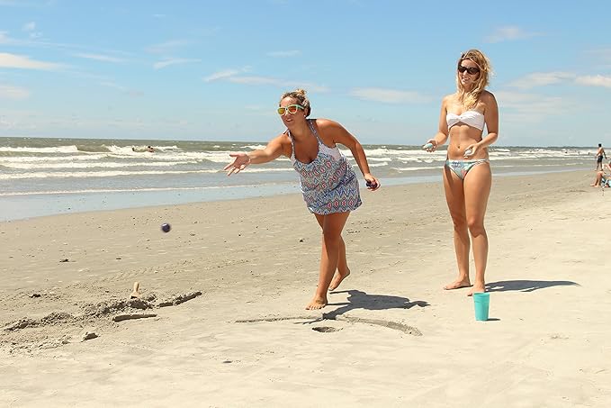Set | America’s Ultimate Beach Game Accessories And Must Haves, Outdoor Toss Beach Games for Adults Teens Friends & Family