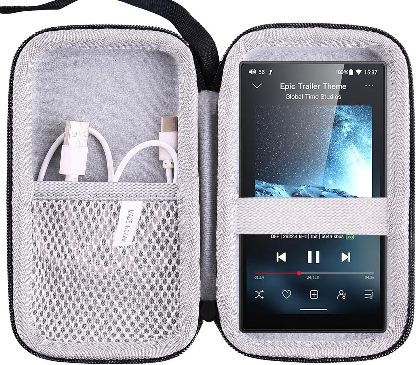 WAIYUCN M21 /JM21 MP3 Hard Carrying Case Compatible with FiiO Portable Music Player Walkman Protective Case