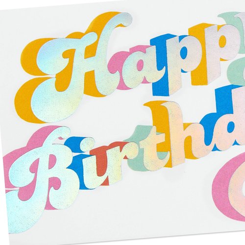 Hallmark Birthday Cards Assortment, 36 Cards with Envelopes (Pastels)