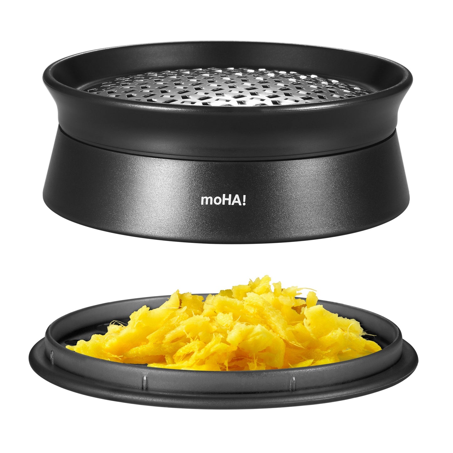 MOHA Rotating Ginger Grater/Zester, Stainless Steel