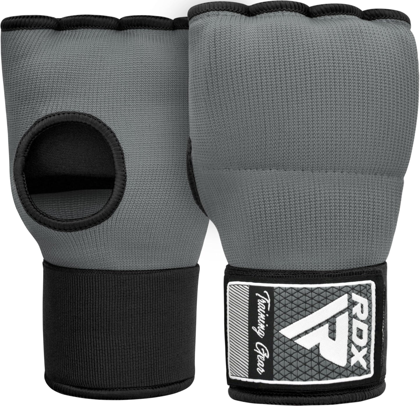 RDX Gel Boxing Hand Wraps Inner Gloves Men Women, Quick 100cm Long Wrist Straps, Elasticated Padded Fist Under Mitts Protection, Muay Thai MMA Kickboxing Martial Arts