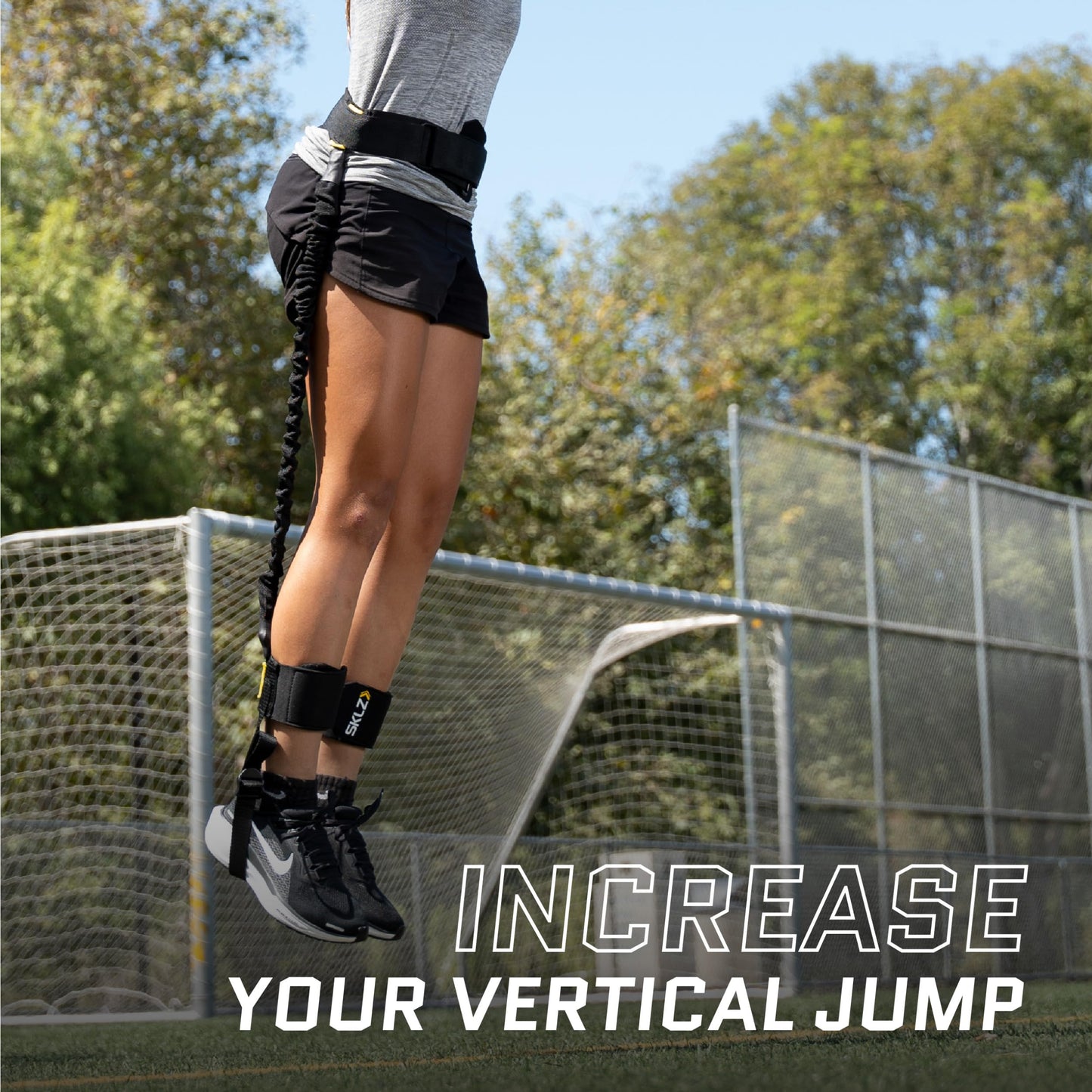 SKLZ Vertical Jump Boost - Adjustable Jump Trainer for Increased Vertical Leap, Explosive Leg Power & Resistance Jump Training, Ideal for Basketball, Volleyball, and Athletic Performance