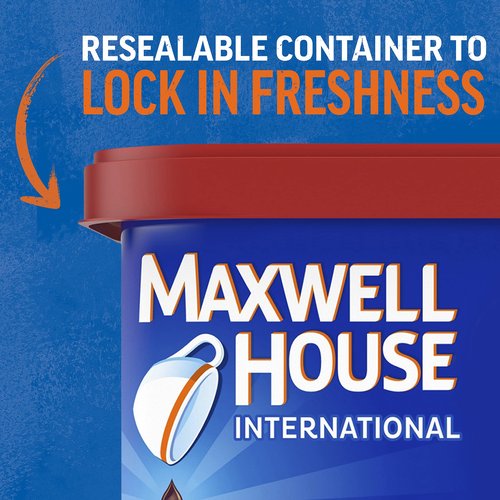 Maxwell House International Vienna Café-Style Instant Coffee Beverage Mix (8 ct Pack, 9 oz Canister)