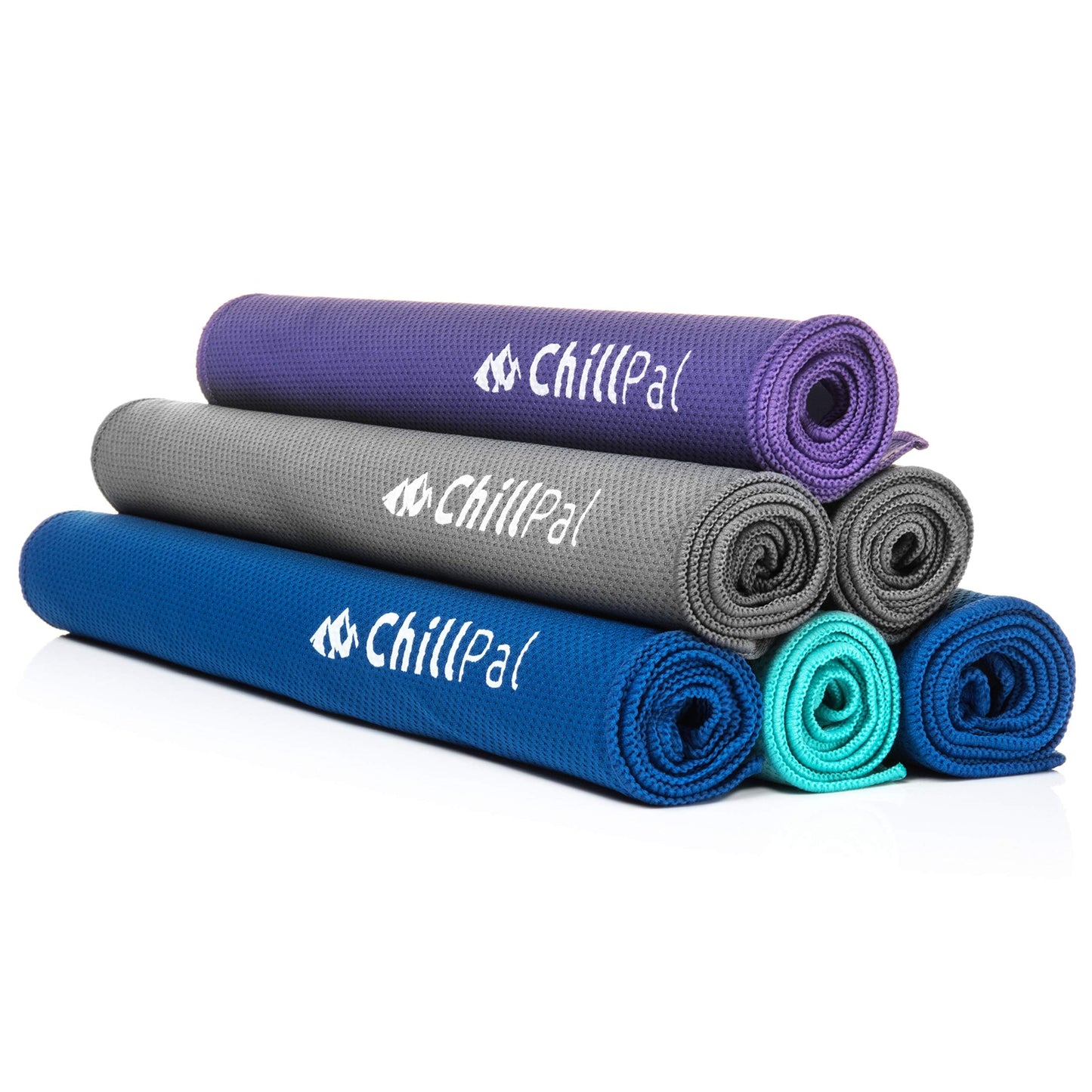 Chill Pal Mesh Cooling Towel (Blue, 12 x 40 inch)