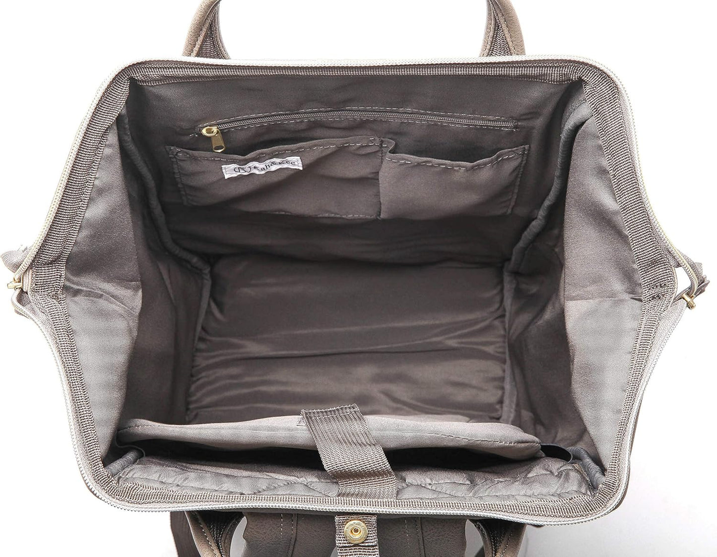 Backpack 15-inch Backpack, Kah&Kee Leather for Women and Men Laptop Bag | Teacher Professional, Diaper Bag Ideal
