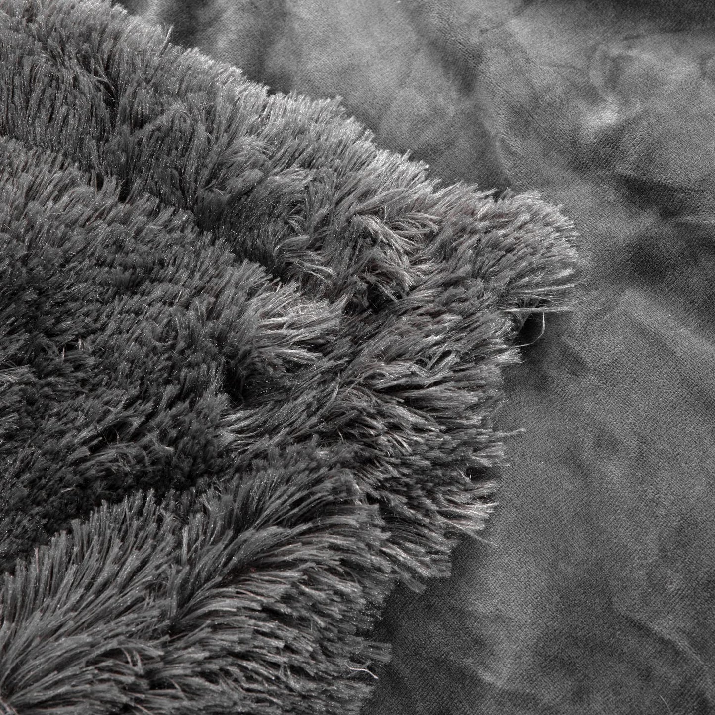 YUSOKI Long Faux Fur Throw Blanket for Sofa Couch,2 Layers,2.1lb,All Ages,Home Decoration, (Morel,50" x 60")