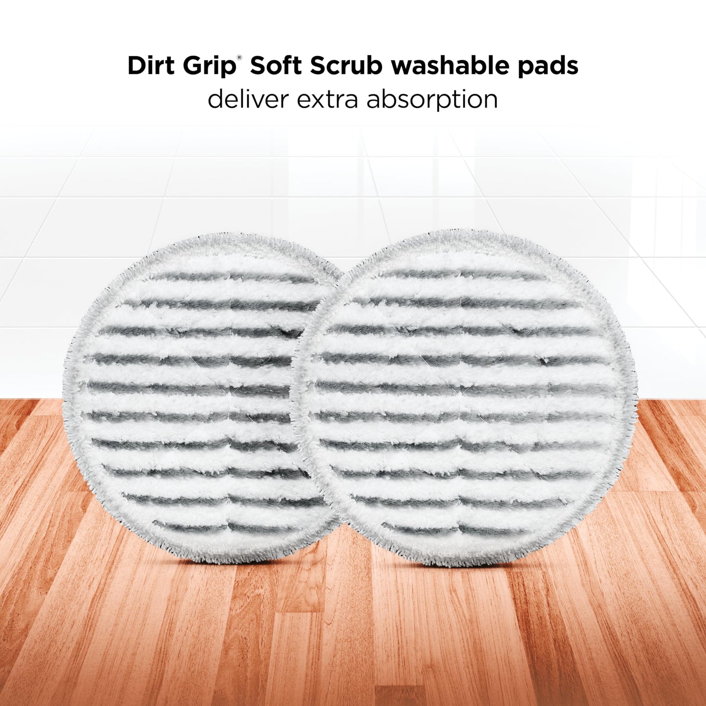 Shark Steam & Scrub All-in-One Scrubbing and Sanitizing Hard Floor Steam Mop, 2 Steam Modes, 2 Dirt Grip Soft Scrub Pads Included, XL Removable Water Tank, Swivel Steering, Teal, S8002BRN