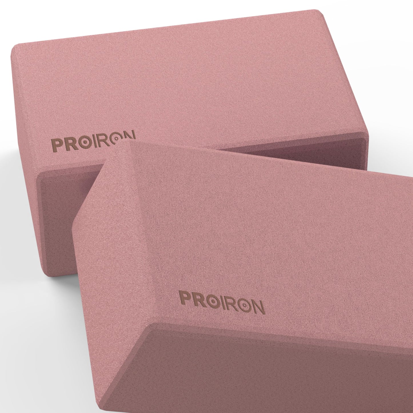 PROIRON Yoga Blocks, 2 Pack Supportive High Density Premium Eva Foam, Soft Non-Slip Surface with Curved Edges Stretch Blocks for Yoga, Pilates, Stretching