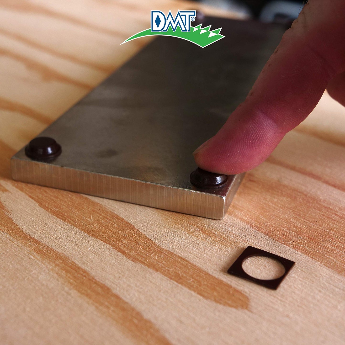 DMT D8C Dia-Sharp Bench Stone - Diamond Knife Sharpener for the Workshop, Jobsite or Kitchen - Coarse (325) - Flat Diamond Sharpening - Non-Slip Knife Sharpener- Made in the USA - 8 x 3 x 0.38 Inches