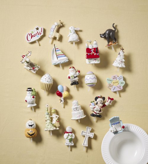 Lenox 894245 Profile Santa Popper, White, Christmas & Holiday Hosting