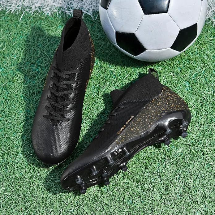 Mens Soccer Shoes Womens Indoor Outdoor Football Cleats Unisex Baseball Turf Shoe Youth Rugby Adult AG FG TF Football Boots Wide Training Sneaker