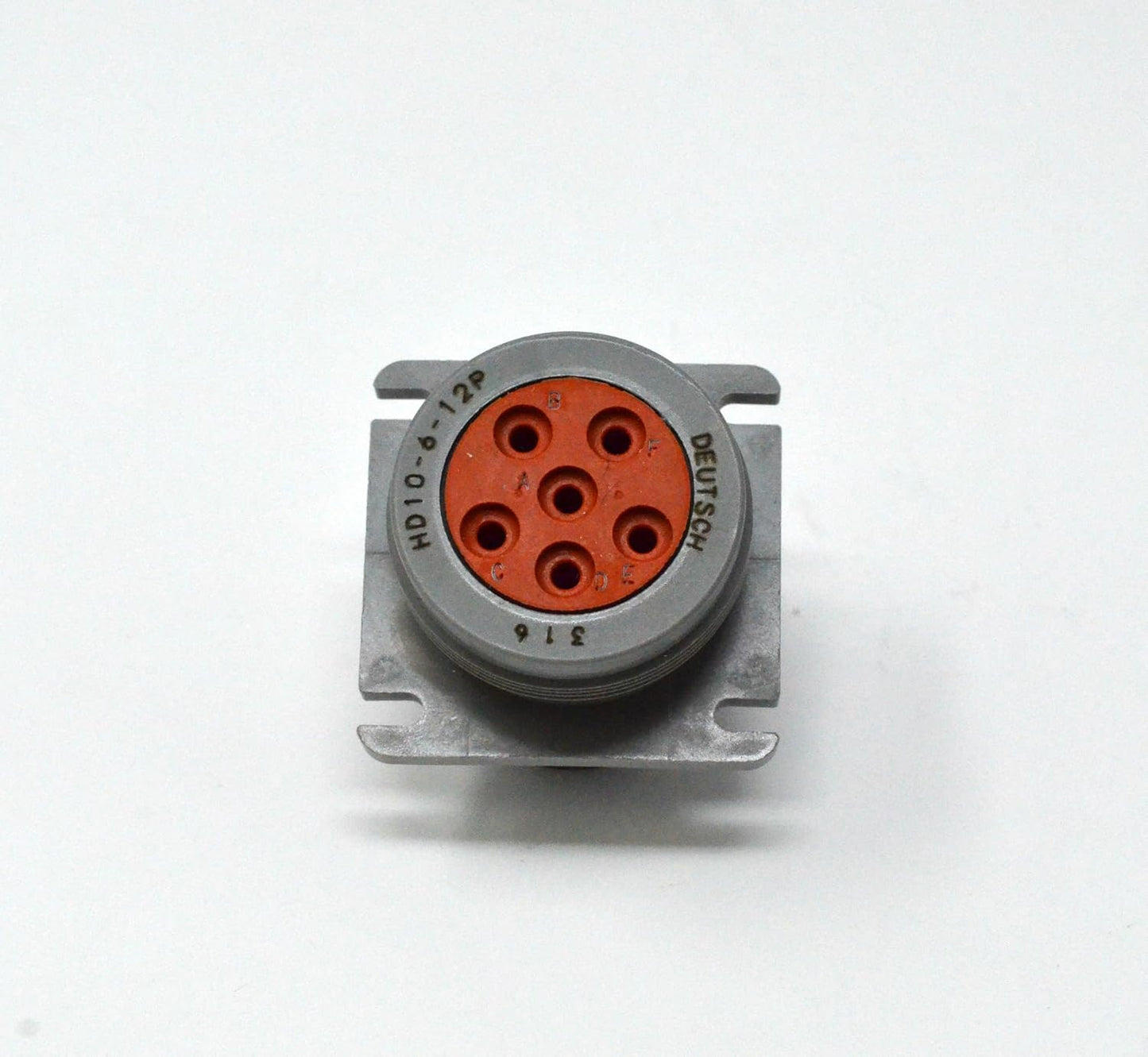 Deutsch HDP10 6-pin 10-12 Male Diagnostic Connector kit, AWG Stamped Contacts