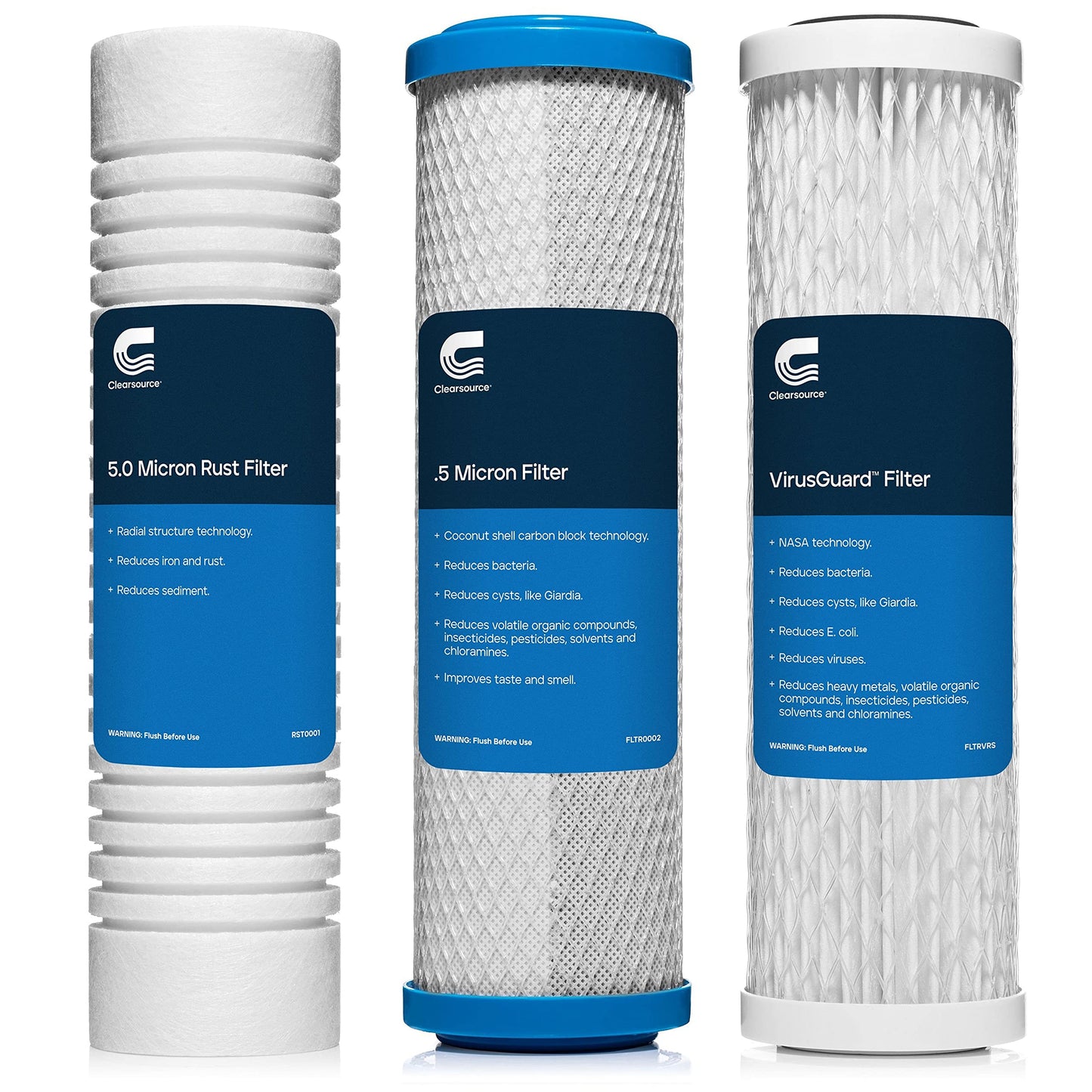 Clearsource Ultra RV Water Filter System with VirusGuard - Ultra Protection Against Viruses, Bacteria & Cysts