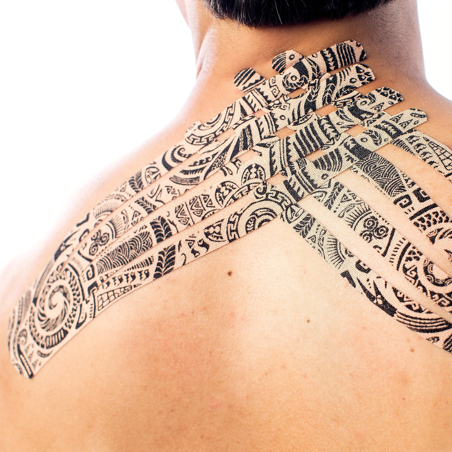 CureTape Art | Kinesiology Tape for Body Pain | Elastic Therapeutic | Waterproof Athletic | Long-Lasting Medical K (Tattoo)