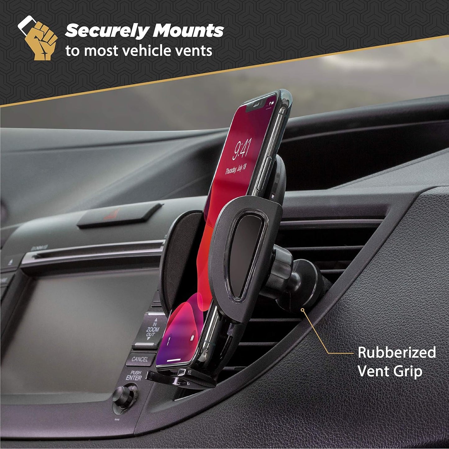 Scosche SUHV-2PKXCES0 2-Pack (2 Pack) Select Vent Mount Phone Holder Cradle for Car or Truck - Universal Hands-Free