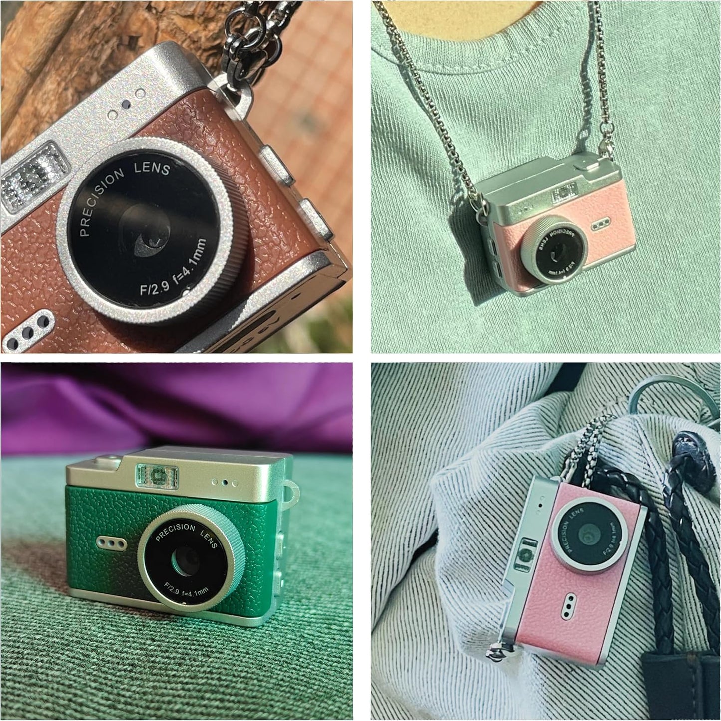Sumuyo 1080P 32GB Mini Keychain Camera, Tiny Digital Camera, Pocket Video Recorder with Card, Fun Gifts for Kids