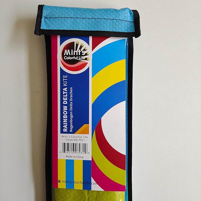 Mint's Colorful Life Delta Kite for Kids & Adults, Extremely Easy to Fly Kite, Best Kites for Beginner
