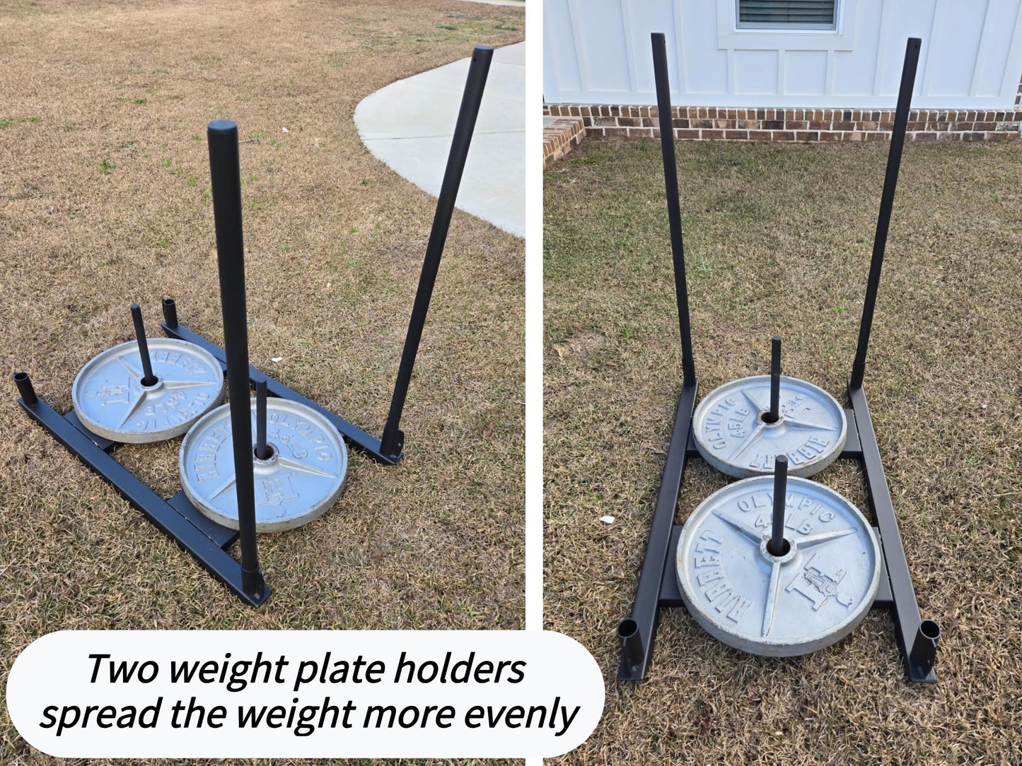 shikoyi Weight Sled for Training Push Pull Workout Sled Football Speed Training Equipment Fitness Sled for Athletic Exercise, Speed Improvement and Strength Training