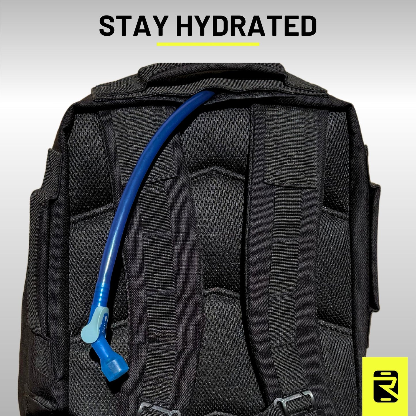 Ruckercise Rucking Backpack - Ridge 21L Rucksack, Engineered for Rucking, Ruck Pack, Weight Plate Backpack, Extra Padding for Running, Walking, Strength Training, Compatible with Yes4All Ruck Weight