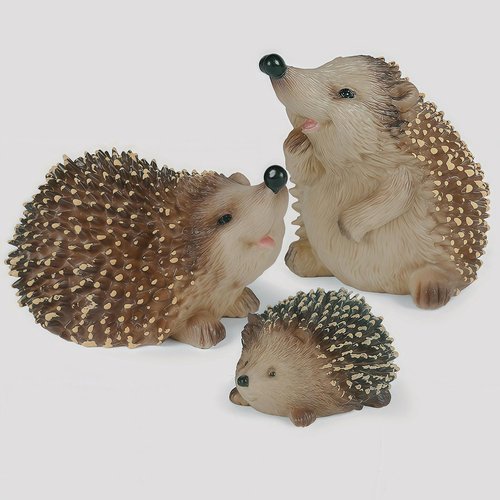 Gemini&Genius Hedgehog Animal Toys - Jungle Family Figures for Kids Play & Party Favors | Fun Decor