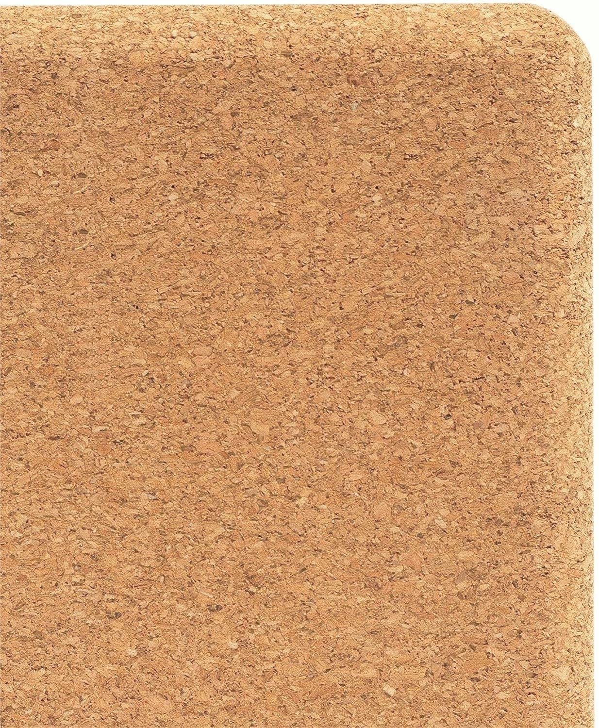Cork Yoga Blocks 2 Pack Set -Natural Cork from Portugal, 9"x6"x4" Yoga Blocks Non-Slip&Anti-Tilt for Women| Men, Lightweight, Odor-Resistant| Moisture-Proof, Perfect Yoga Equipment