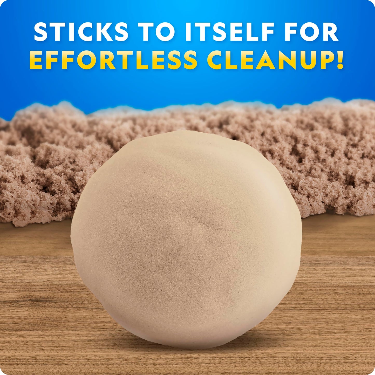 National Geographic Moon Sand - 24 Lbs. of Play Sand with Castle Molds (Natural) - A Fun No Mess Sensory Activity, Kids Play Set, Sensory Bin Filler