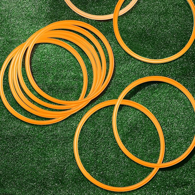 Deekin 40 Pcs Agility Rings Speed and Agility Training Rings Exercise Speed Circle Jumping Hoops for Training Toss Equipment, 15"
