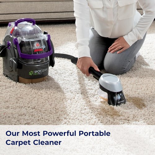 Bissell SpotClean Pet Pro - Portable Carpet Cleaner for Pet Stains | Compact & Powerful 2458
