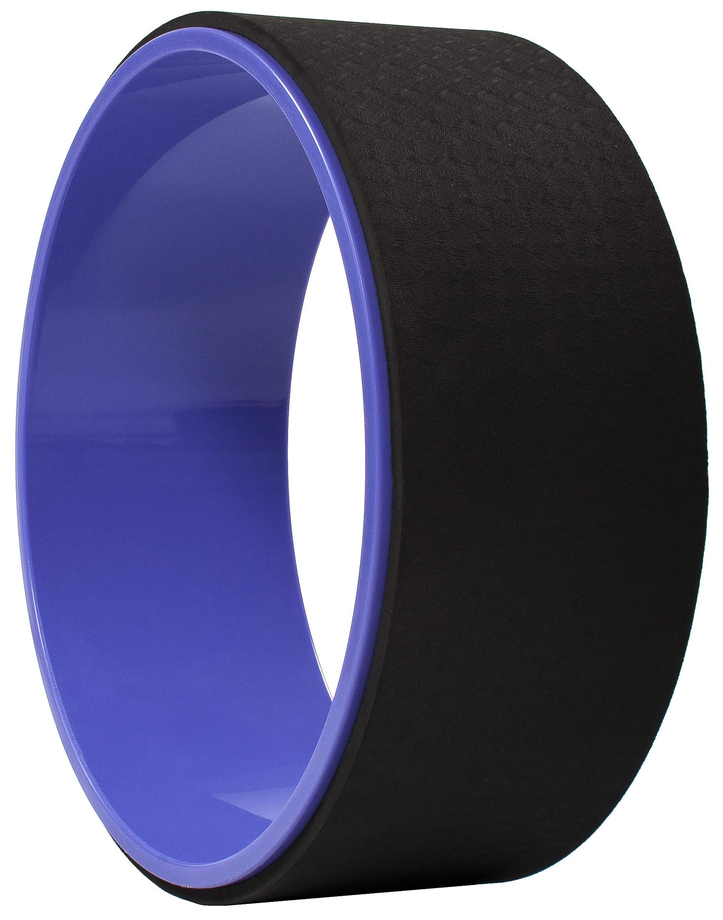 Fitvids Yoga Wheel for Stretching Yoga Prop Wheel, Comfortable Support for Poses and Backbends, Purple