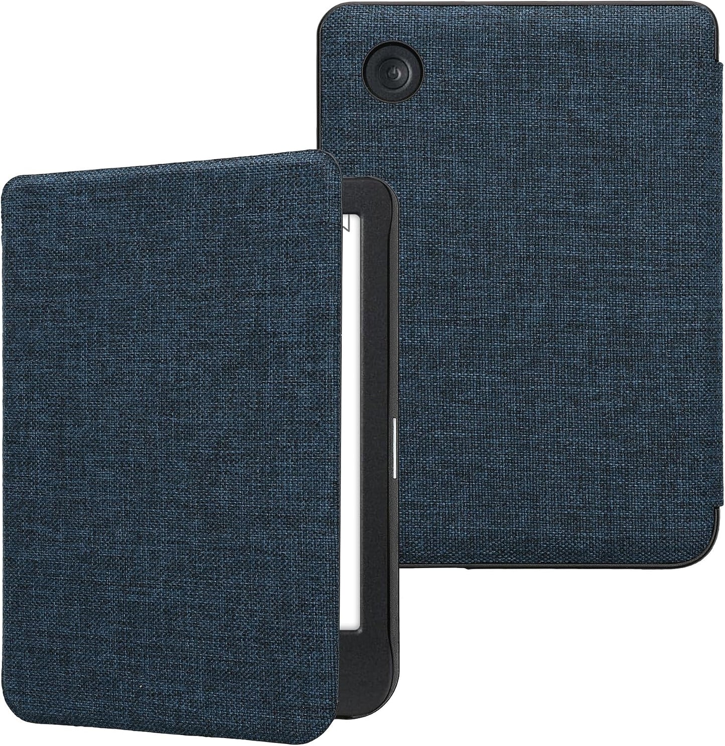 Blue Fabric Flip Folio Case for Kobo Clara BW/Colour