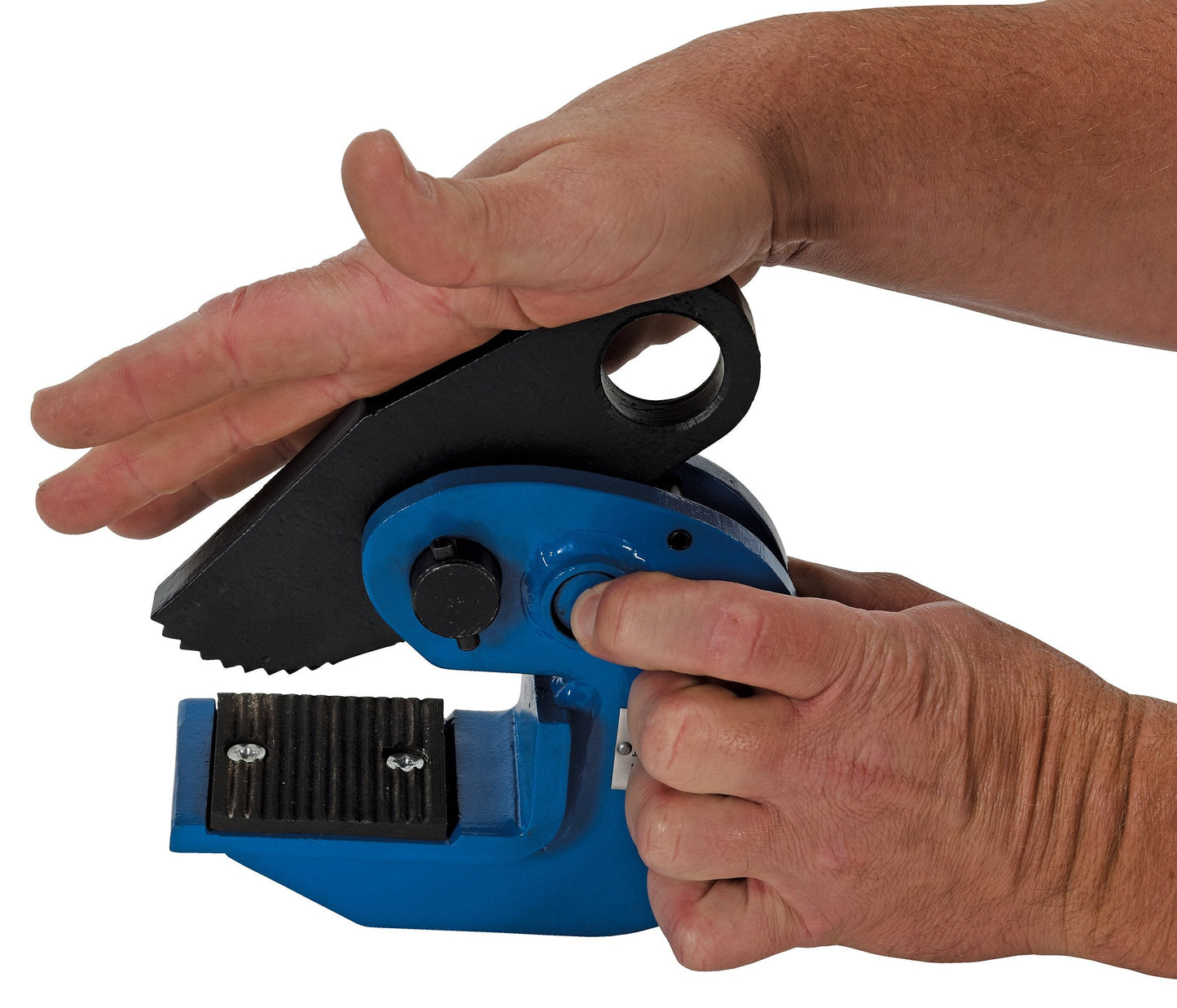 Vestil HPC-20 Steel Horizontal Plate Clamp 2,000 Lb. Capacity Blue