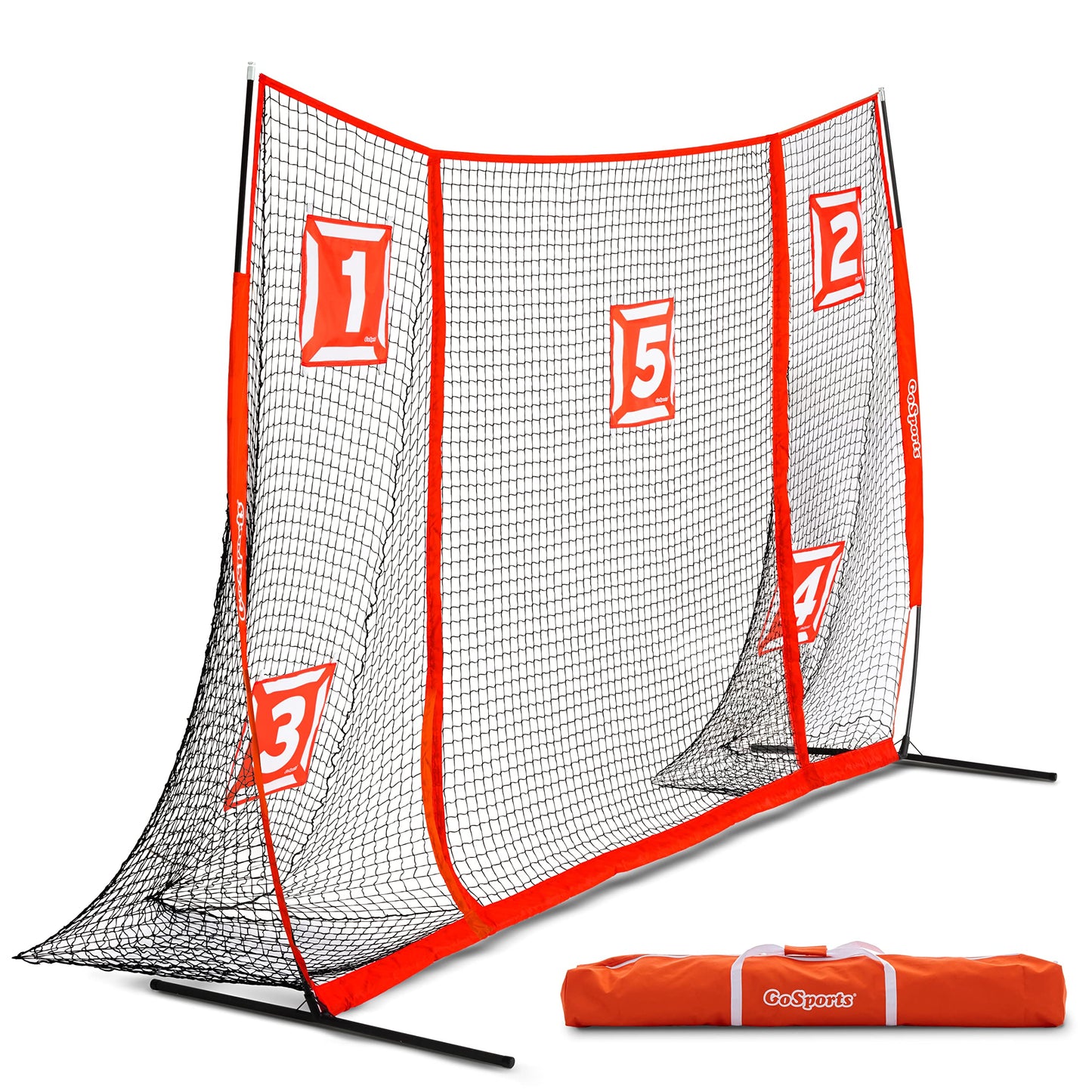 GoSports Strike Net 12 ft x 8 ft Soccer Training Goal - Practice Net for All Skill Levels