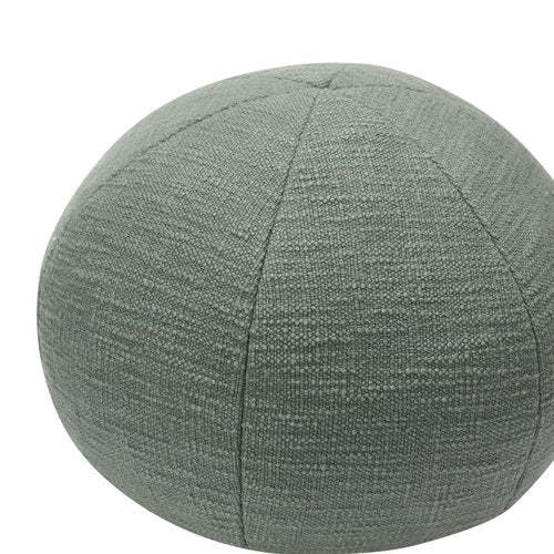 Creative Co-Op Cotton Slub Orb Pillow, 10" L x 10" W x 4" H, Green