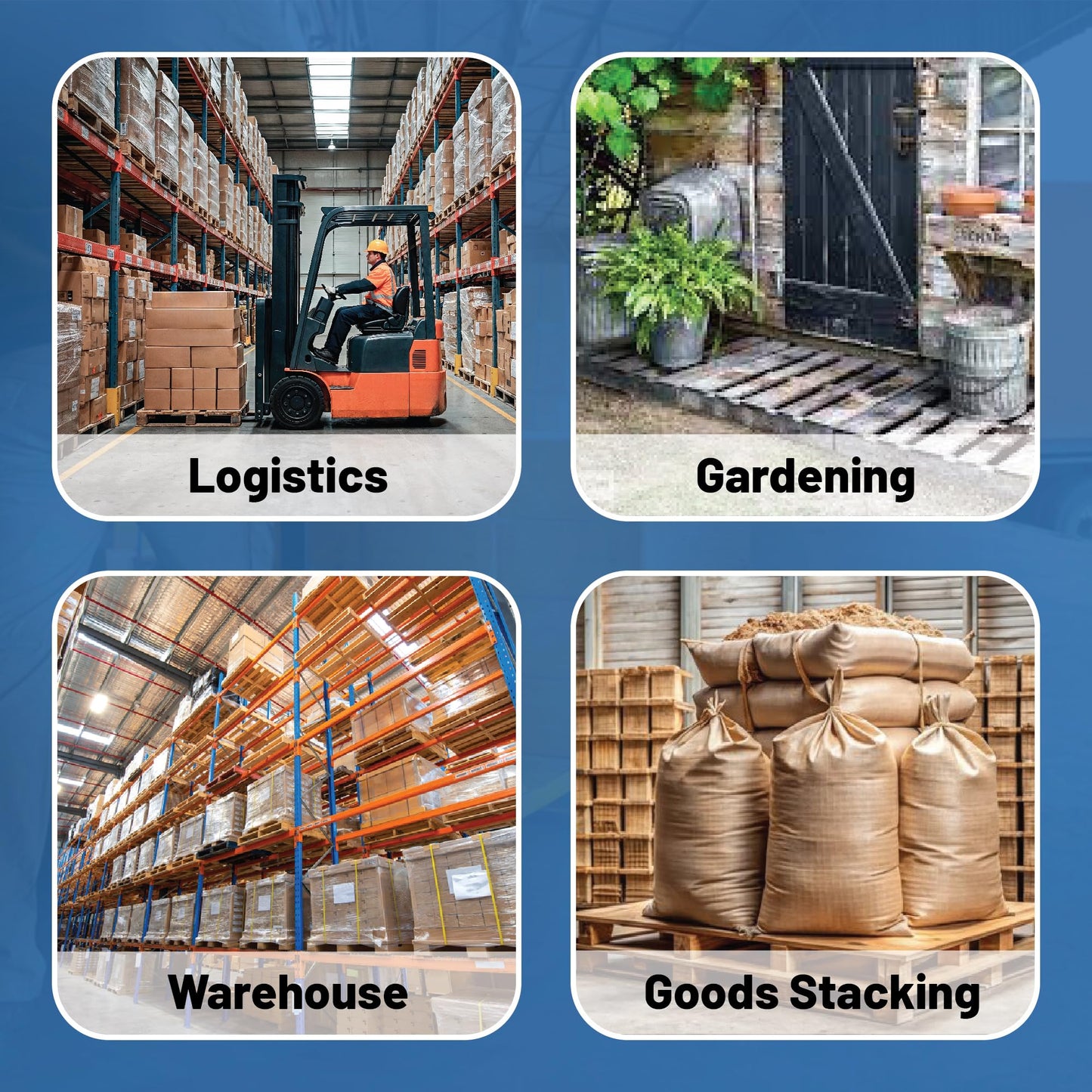 Treaton, Heavy-Duty 2-Way Entry Wooden Pallet – 38x36x5”, Industrial-Grade Hardwood Shipping Pallet, Durable, Reusable, Stackable, Easy to Handle, Commercial Use as a Floor-Pallet, 5 Pack