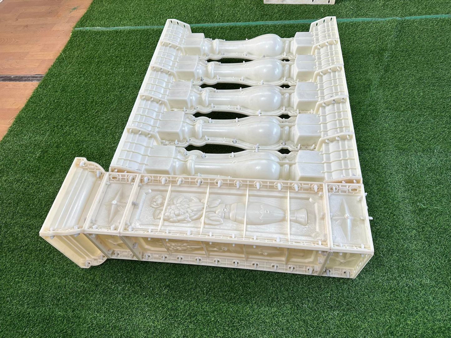 Roman Column Railing Mold, 89cm, Balcony Guardrail Vase Handrail, Cement Pillar Fence, European Style