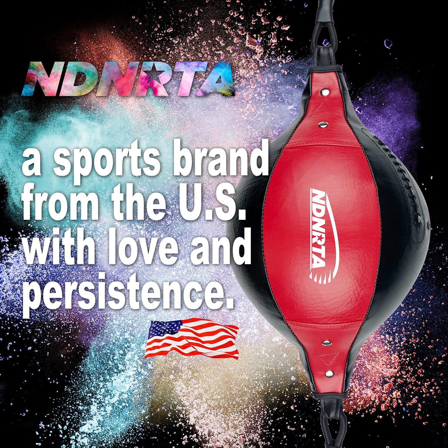 NDNRTA Double End Bag, (Classic Style Upgraded),Improve Reaction Speed, Boxing Equipment, Durable, Double End Punching Bags, Punching Bag, Home Gym, Floor to Ceiling, for Boxing