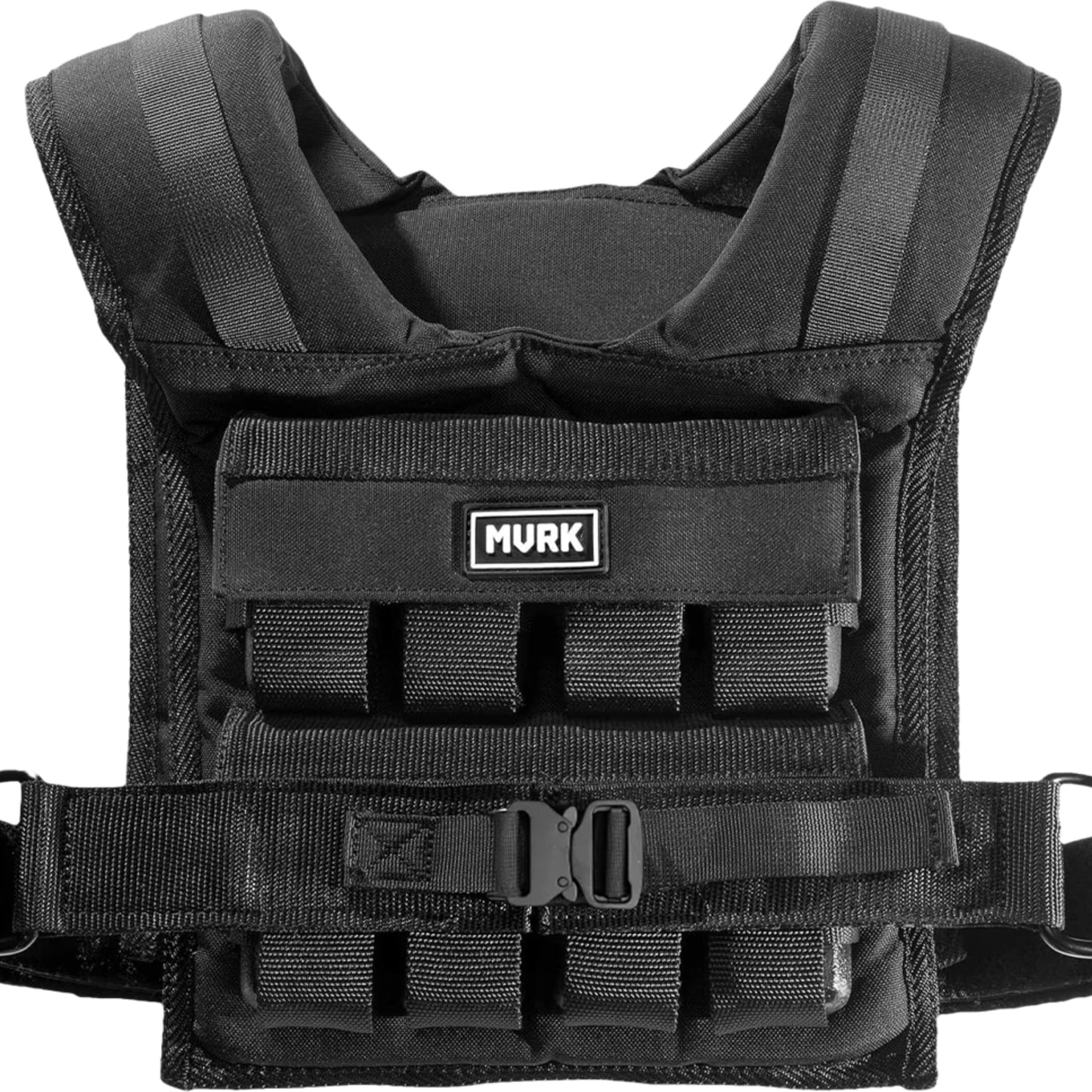 MVRK Weighted Vest Men 35lbs - Weighted Workout Vest With Removable Iron Weights, Heavy Duty Adjustable 0-35 lb with 16 Iron Weight For Functional Training & Calisthenics - Weight Vest for Men and Women