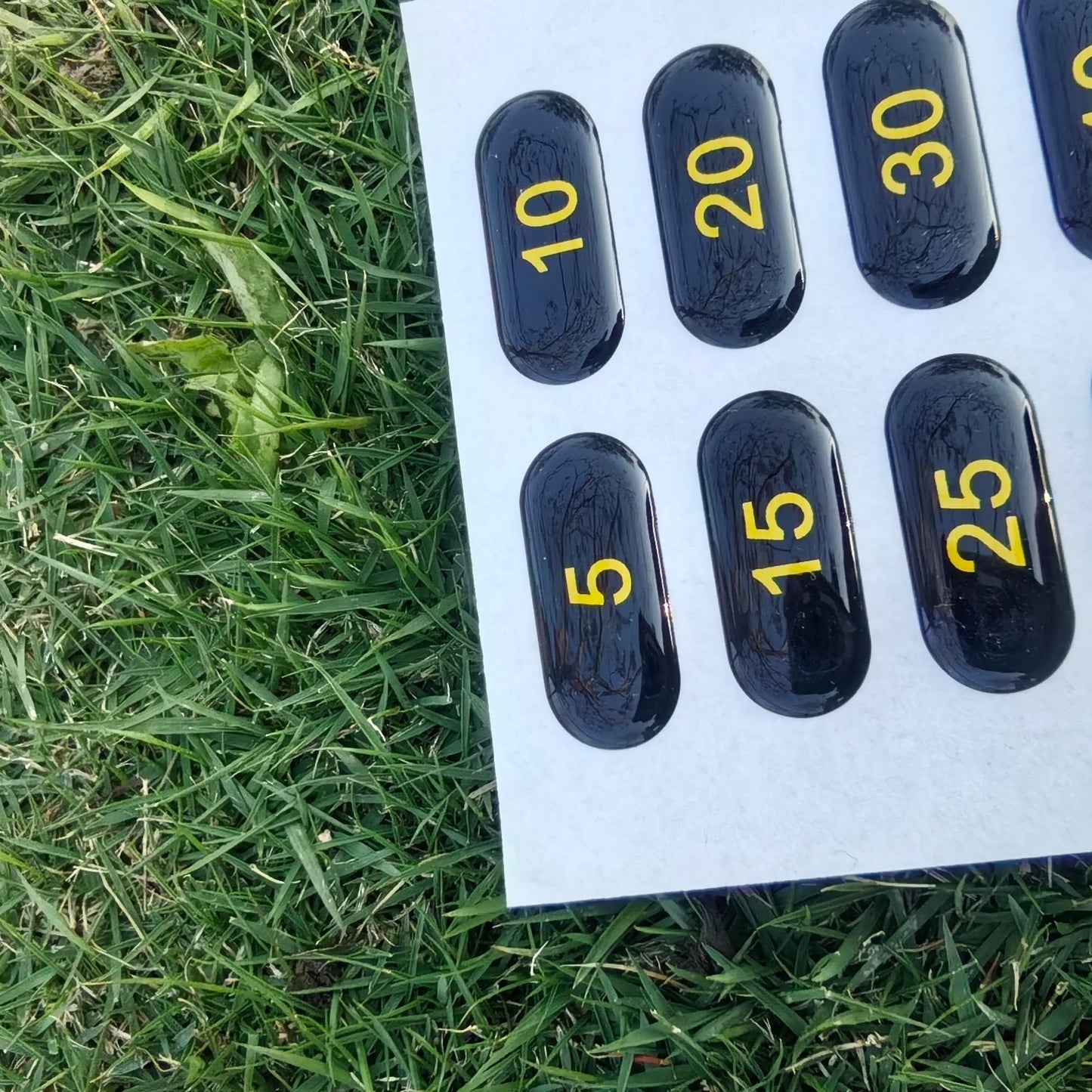 5-80 Weight Stack Stickers for Gym Machine
