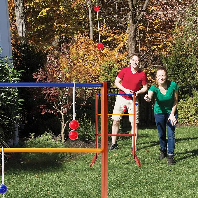 GSE Games & Sports Expert Replacement Ladder Ball for Toss Game Set, 6-Pack Tournament Quality Bolas with Real Golf Balls