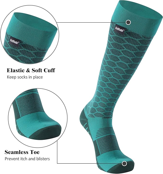 Waterproof Socks, Men Women Knee High Hiking Kayaking Socks 1 Pair